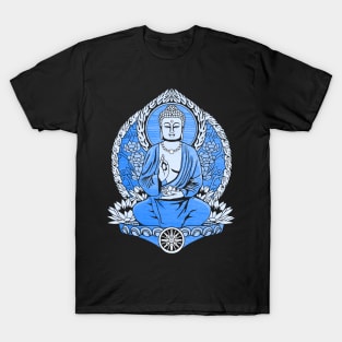 Gautama Buddha Blue T-Shirt